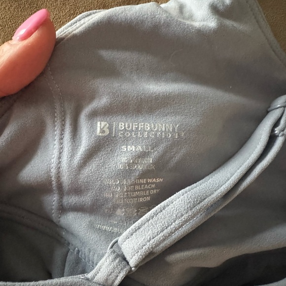 BuffBunny light blue poshknit Sports Bra - Picture 3 of 3